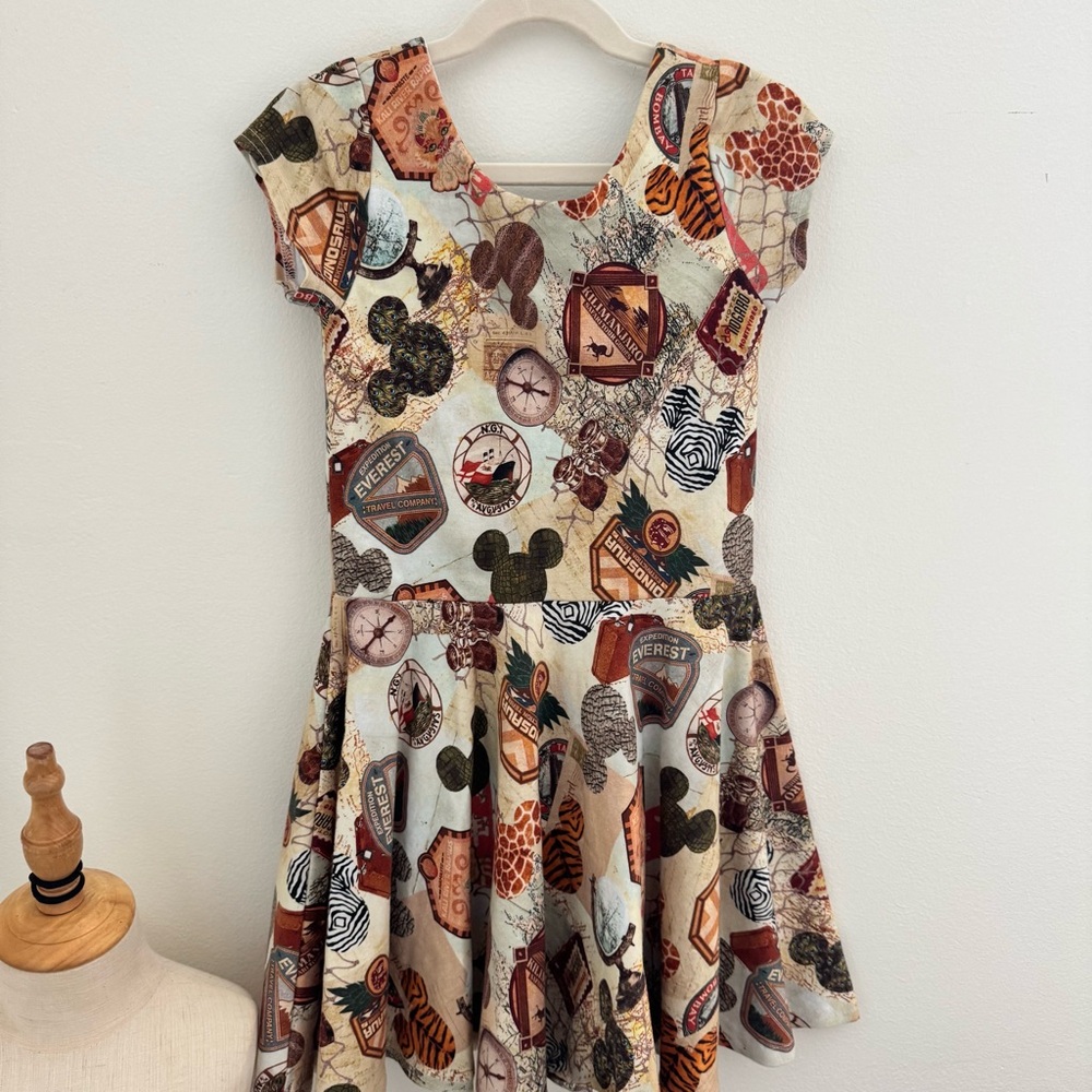Disney Animal Kingdom themed dress